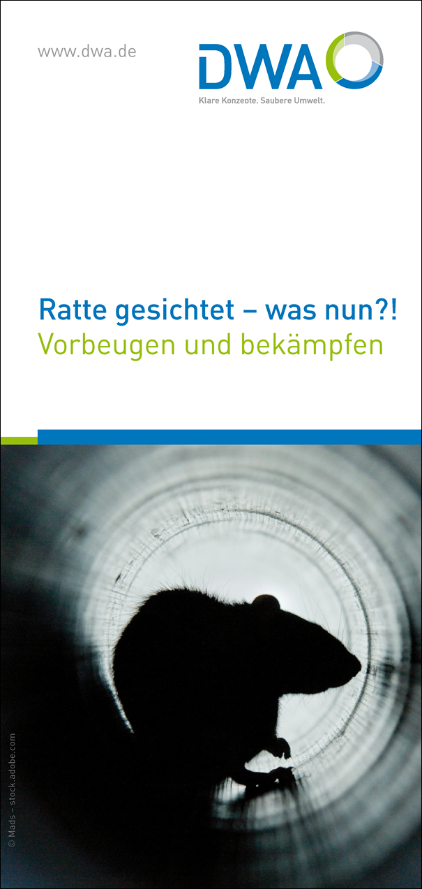 Ratte gesichtet - was nun?! - Vorbeugen und bekämpfen - Flyer, 2023, offen A4