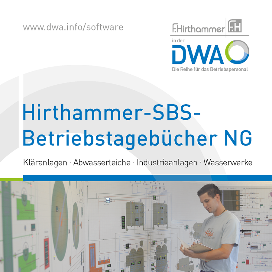 Software Hirthammer SBS Betriebstagebuch für Kläranlagen NG - Standardversion